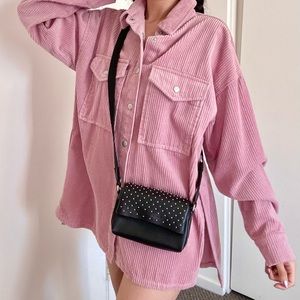 Aimee Kestenberg Mini Crossbody Silver Stud Purse